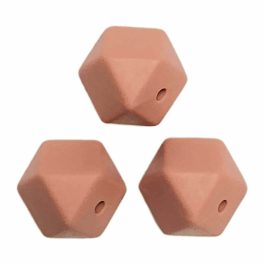 Hexagon 14mm-rozé