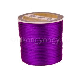 Szatén zsinór 2mm-lila