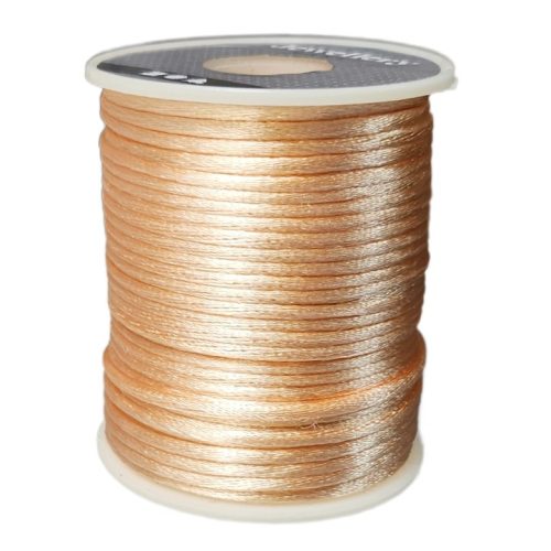 Szatén zsinór 2mm-barack