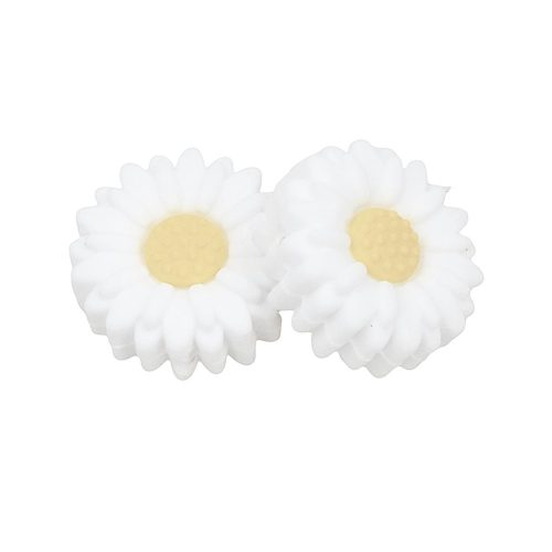 Margaréta gyöngy-20mm-fehér-pasztellsárga