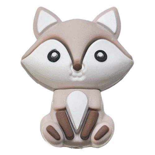 Róka gyöngy 3D-rózsabarna