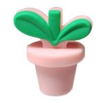 Virágcserép gyöngy 3D-pasztell rózsaszín