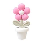 Virágcserép gyöngy 3D-pasztell rózsaszín