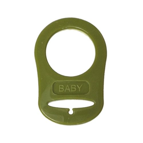 Szilikon "MAM" cumitartó adapter-khakizöld