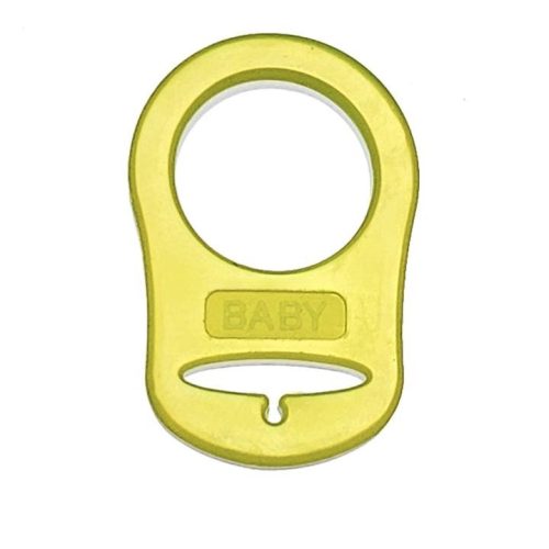Szilikon "MAM" cumitartó adapter-sárga