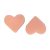 Szív gyöngy-15mm-dusty pink