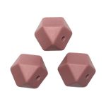 Hexagon 14mm-sötétpink