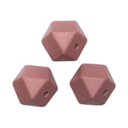 Hexagon 14mm-sötétpink