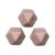 Hexagon 14mm-rózsabarna