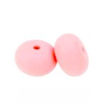 Szilikon abakusz gyöngy 14mm-candy pink