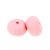 Szilikon abakusz gyöngy 14mm-candy pink