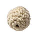 Horgolt gyöngy-krém