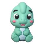 Bébi T-Rex gyöngy 3D-Aruba kék