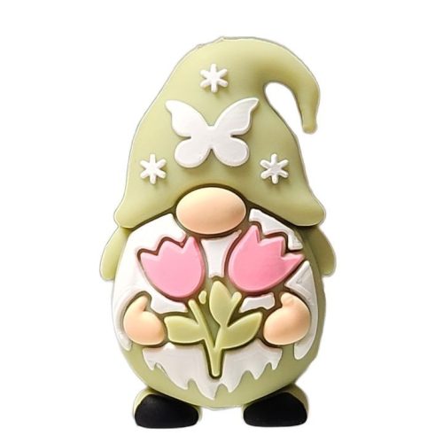 Manó gyöngy tulipánnal-3D lint