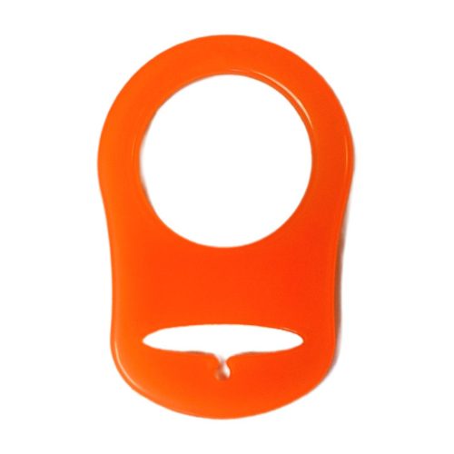 Szilikon "MAM" cumitartó adapter - narancssárga