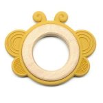 Szilikon-fa rágóka-Pillangó-mustár