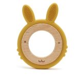 Szilikon-fa rágóka-Nyuszi-mustár