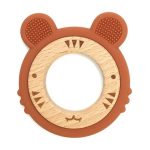 Szilikon-fa rágóka-Tigris-barna