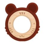 Szilikon-fa rágóka-Tigris-kávé