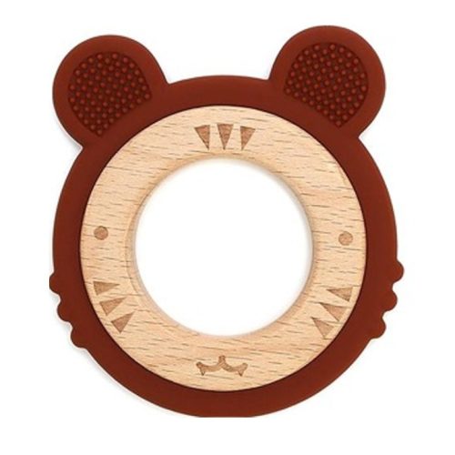 Szilikon-fa rágóka-Tigris-kávé