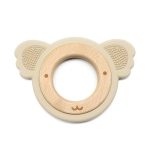 Szilikon-fa rágóka-Koala-bézs