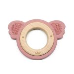 Szilikon-fa rágóka-Koala-sötétpink