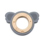 Szilikon-fa rágóka-Koala-sötétszürke