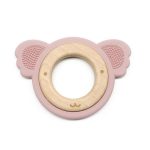 Szilikon-fa rágóka-Koala-rózsabarna