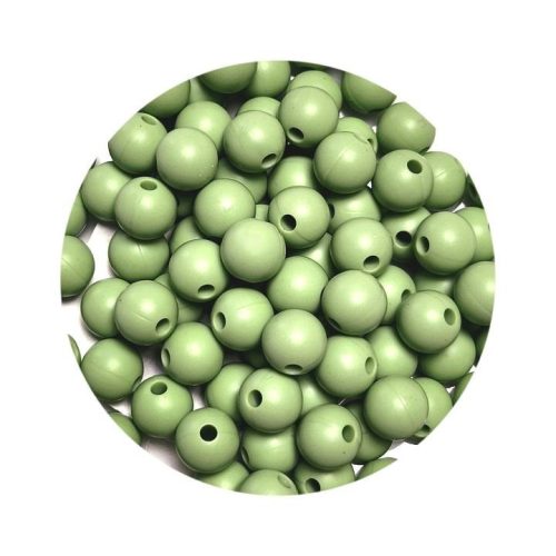 Szilikon gyöngy 9mm-haraszt