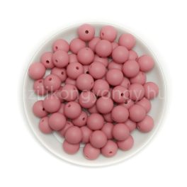 Szilikon gyöngy 12mm-mályva
