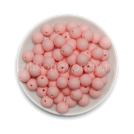 Szilikon gyöngy 15mm-candy pink