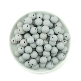 Szilikon gyöngy 15mm-szürke