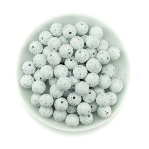 szilikon-gyongy-38-feher-granit