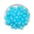 Szilikon gyöngy 15mm-vízkék