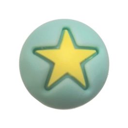 Szilikon gyöngy-csillag-menta