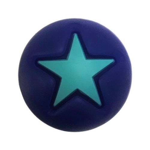 Szilikon gyöngy-csillag-matrózkék