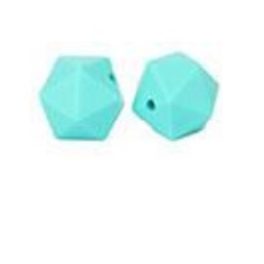 szilikon-icosahedron-turkiz