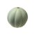Lampion gyöngy 15mm-borostyánzöld