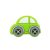 Autó gyöngy-világoszöld