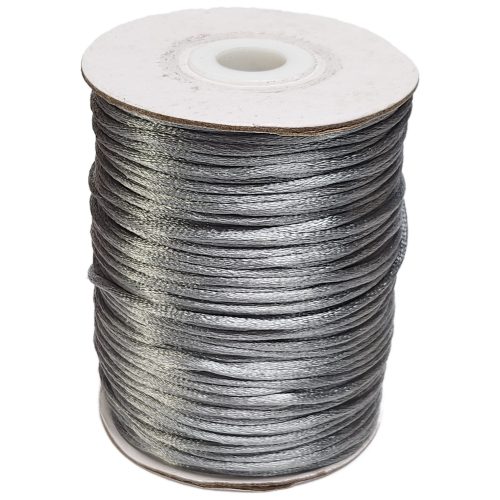 Szatén zsinór 1.5mm-sötétszürke