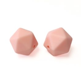 Icosahedron 14mm-candy pink