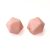 Icosahedron 14mm-candy pink