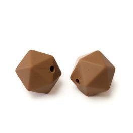 Icosahedron 14mm-camel