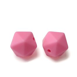 Icosahedron 14mm-pink